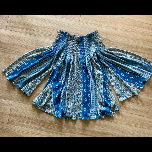 Vici Cornflower Ruched Babydoll Dress - Picture 2 of 5